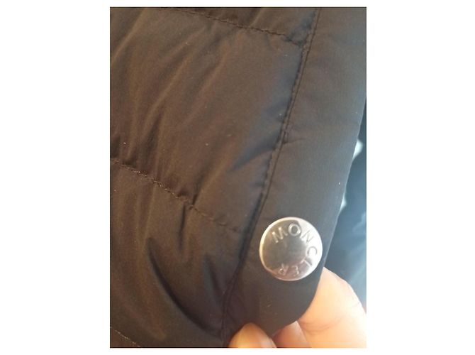 Giacca Moncler Blu Navy in Piuma e Piumino - vista 3