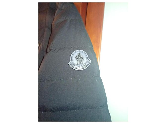 Giacca Moncler Blu Navy in Piuma e Piumino - vista 7