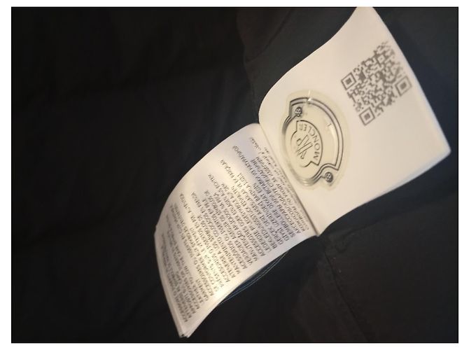 Giacca Moncler Blu Navy in Piuma e Piumino - vista 9