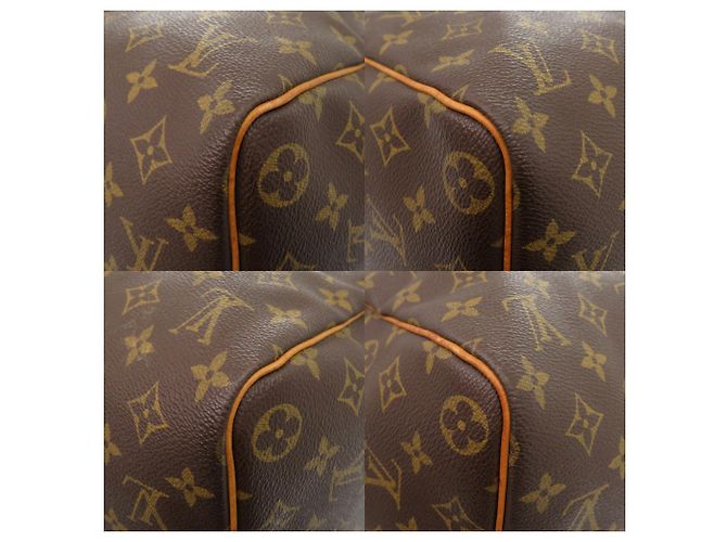 Borsa Boston Keepall 45 Monogram Louis Vuitton Marrone Monogramma - vista 4