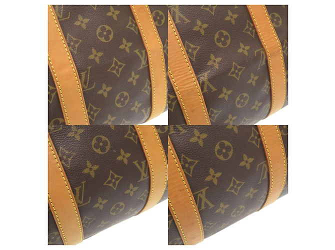 Borsa Boston Keepall 45 Monogram Louis Vuitton Marrone Monogramma - vista 8