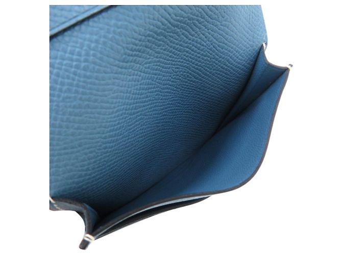 Billetera Bifold Recto Verso Bearn de Hermès Azul - vista 9