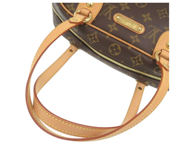 Borsa a mano Monogram Montorgueil PM di Louis Vuitton Marrone Monogramma - vista 7