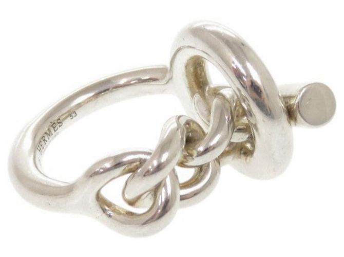 Ring Anillo de plata 925 Croisette de Hermès - vista 4