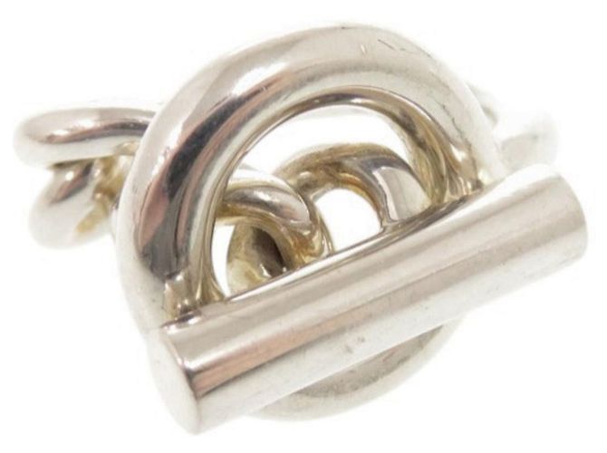 Ring Anillo de plata 925 Croisette de Hermès - vista 5