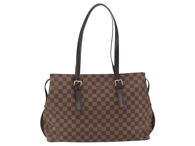 Borsa Chelsea Damier Louis Vuitton Marrone - vista 2