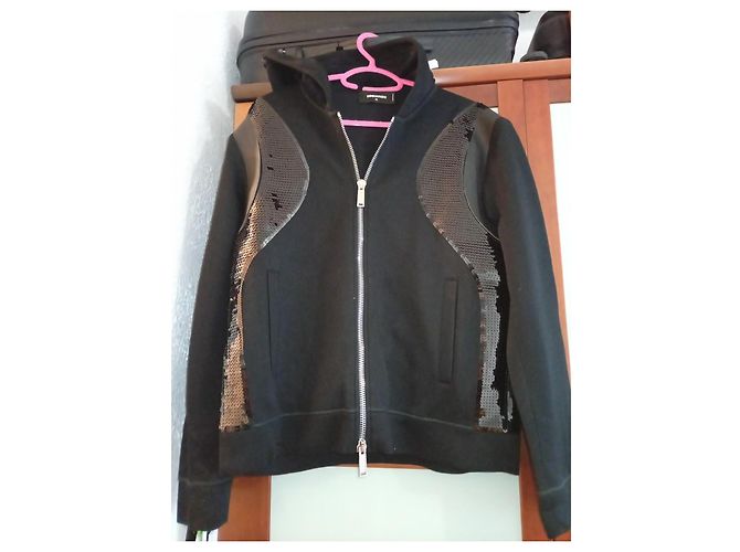 Pull Dsquared2 Noir en Viscose M - vue 2