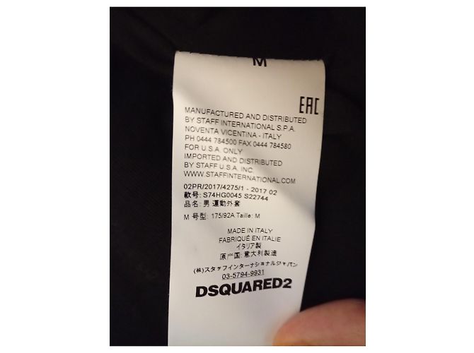 Pull Dsquared2 Noir en Viscose M - vue 6