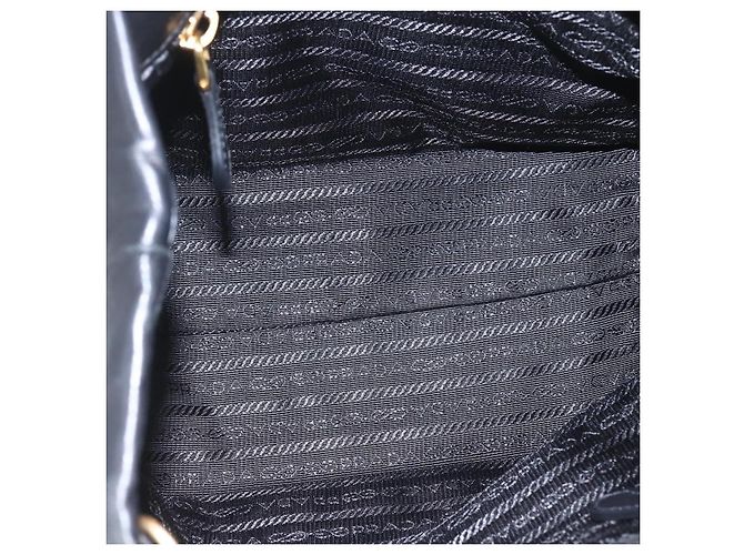 Prada Bow Tote aus Leder Schwarz - Ansicht 5