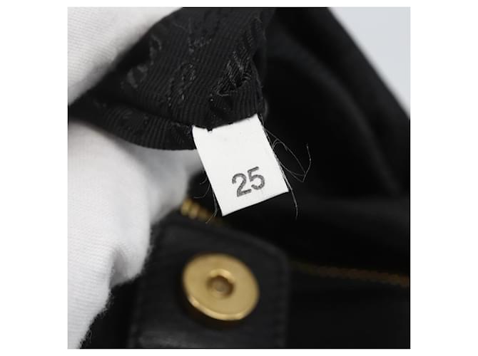 Prada Bow Tote aus Leder Schwarz - Ansicht 7