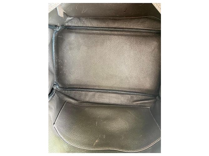 Borsa Hermès Birkin 35 in pelle granata marrone - vista 6