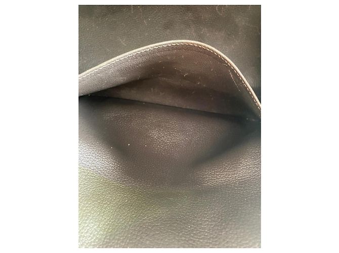 Borsa Hermès Birkin 35 in pelle granata marrone - vista 7