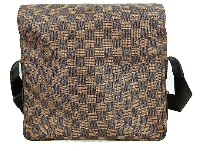 Borsa a mano Naviglio Damier Louis Vuitton Marrone - vista 2