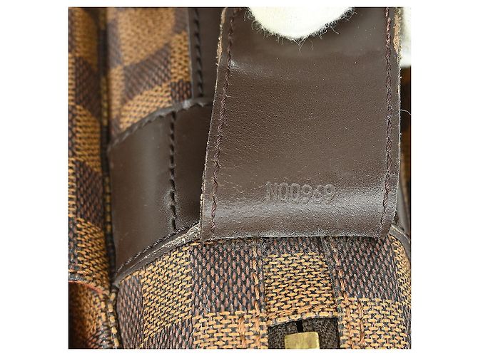 Borsa a mano Naviglio Damier Louis Vuitton Marrone - vista 5