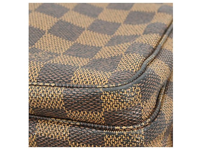 Borsa a mano Naviglio Damier Louis Vuitton Marrone - vista 7