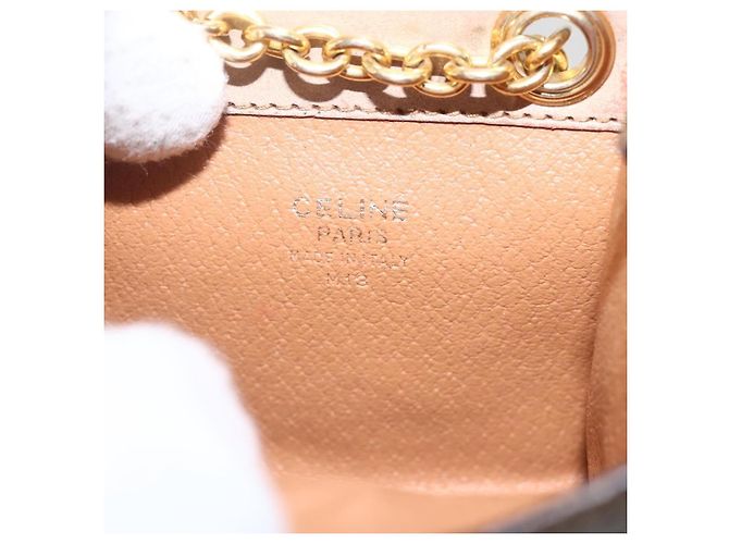 Céline Celine Vintage Macadam Schultertasche aus Canvas und Leder Braun - Ansicht 6