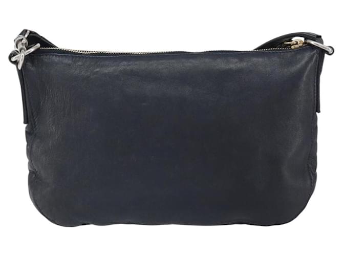 Céline Celine Pelle Vintage Blu navy - vista 2