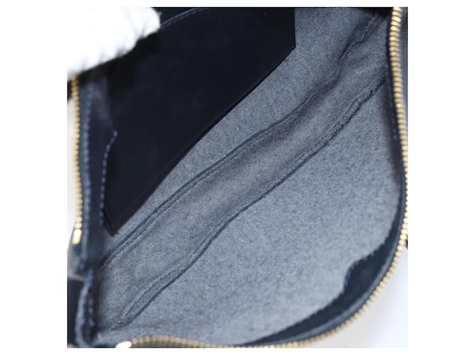 Céline Celine Pelle Vintage Blu navy - vista 5