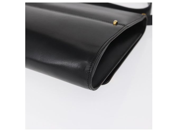 Borsa a Spalla Christian Dior in Pelle Nera e Oro Auth BA9830 Nero D'oro - vista 12