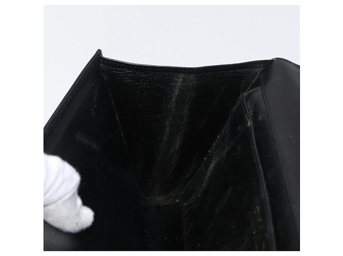 Borsa a Spalla Christian Dior in Pelle Nera e Oro Auth BA9830 Nero D'oro - vista 18