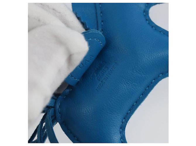 Hermès HERMES Rodeo PM Charm Pelle Blu Zanzibar Auth ka1717SAV - vista 12