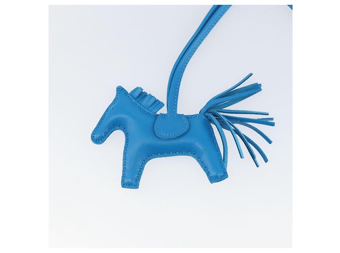 Hermès HERMES Rodeo PM Charm Pelle Blu Zanzibar Auth ka1717SAV - vista 4