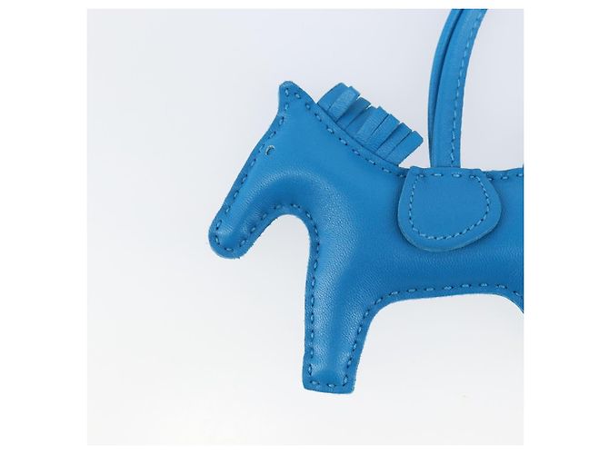 Hermès HERMES Rodeo PM Charm Pelle Blu Zanzibar Auth ka1717SAV - vista 5