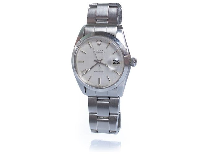Rolex, Oyster precisión 6694 1983 con esfera de algodón Plata - vista 3