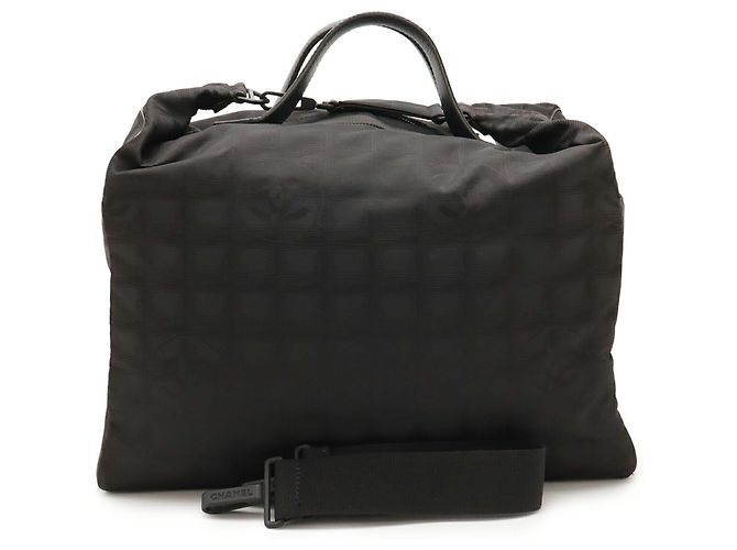 Borsa Boston della nuova linea di viaggio Chanel Nero - vista 2