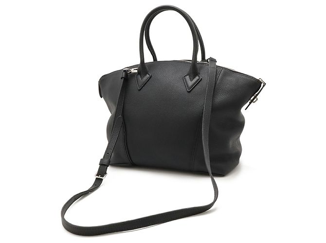 Borsa Louis Vuitton Parnassus Lockit PM Nero - vista 3