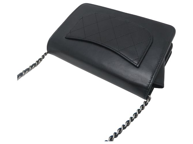 Chanel Lammleder Kettenbörse Schwarz - Ansicht 4
