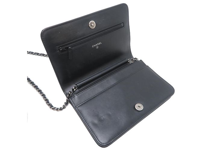 Chanel Lammleder Kettenbörse Schwarz - Ansicht 6