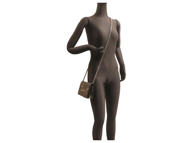 Chanel Lammleder Kettenbörse Schwarz - Ansicht 9