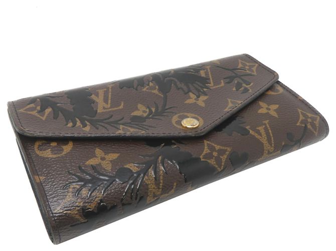 Portafoglio Lungo Sarah Monogramma Louis Vuitton Marrone - vista 3