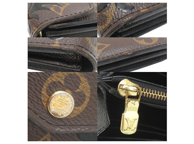 Portafoglio Lungo Sarah Monogramma Louis Vuitton Marrone - vista 9