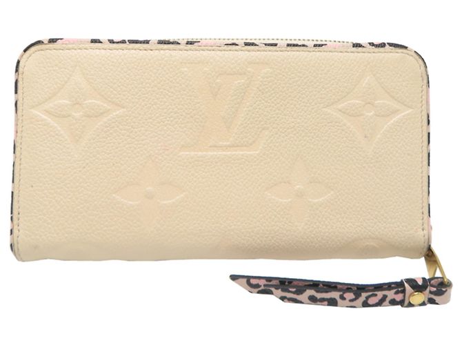 Cartera Zippy Wild at Heart de Louis Vuitton Beige - vista 2