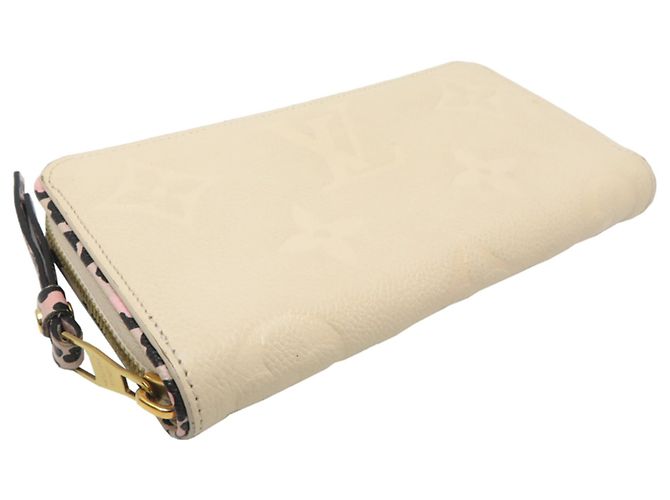 Cartera Zippy Wild at Heart de Louis Vuitton Beige - vista 3