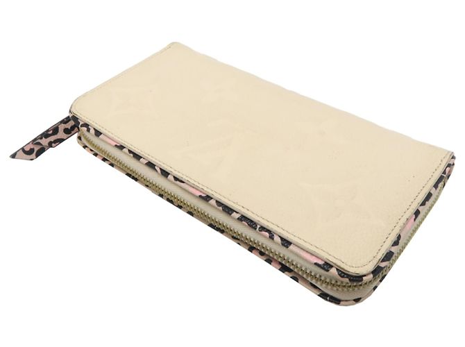 Cartera Zippy Wild at Heart de Louis Vuitton Beige - vista 4