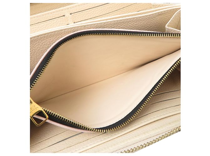 Cartera Zippy Wild at Heart de Louis Vuitton Beige - vista 6
