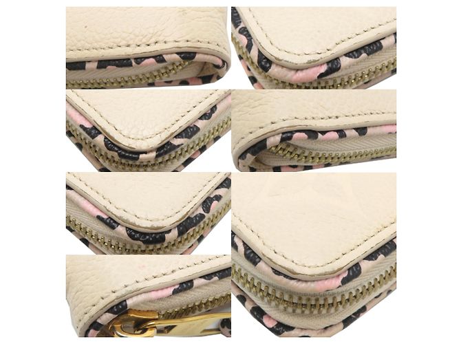 Cartera Zippy Wild at Heart de Louis Vuitton Beige - vista 9