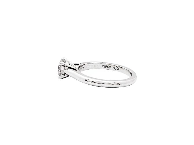 Solitaire Cartier, '1895', platino. - vista 3