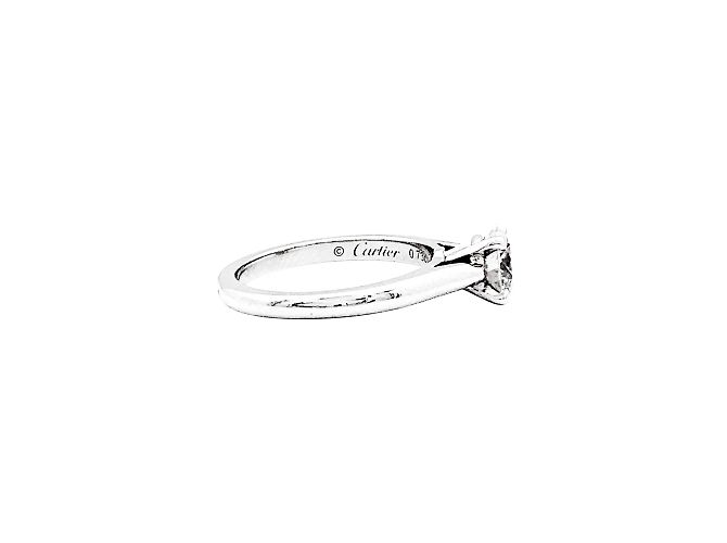 Solitaire Cartier, '1895', platino. - vista 5