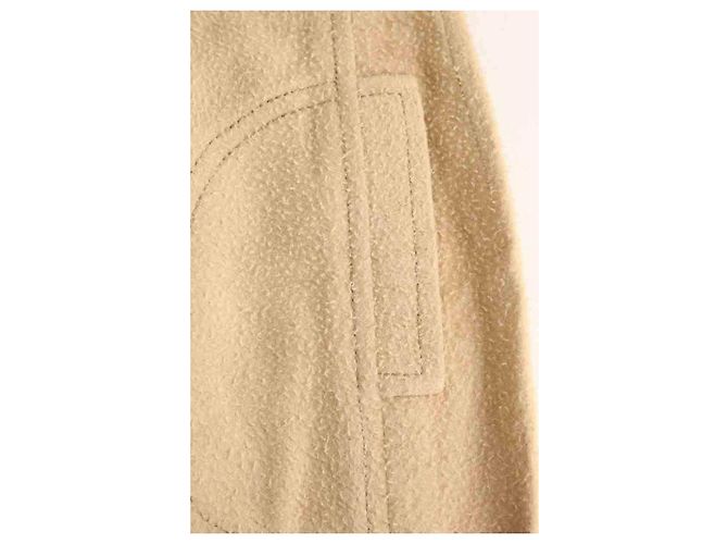 Céline Falda de lana beige - vista 6