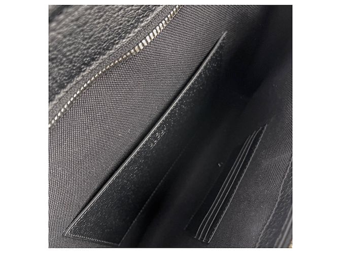 Gucci Borsa a tracolla in pelle intrecciata nera Nero - vista 13