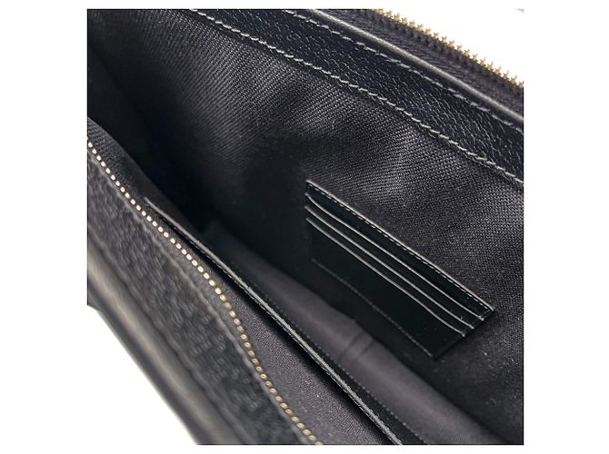 Gucci Borsa a tracolla in pelle intrecciata nera Nero - vista 14