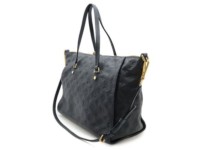 Louis Vuitton Monogram Empreinte Lumineuse PM Tote/Schultertasche Marineblau - Ansicht 3