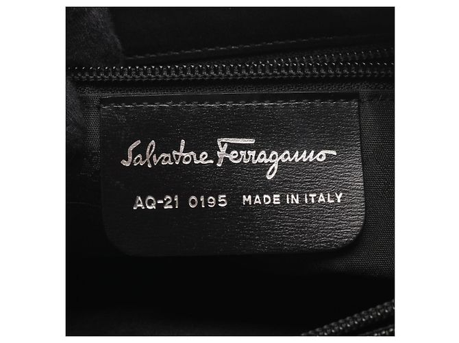 Borsa a Spalla Gancini Salvatore Ferragamo Nero - vista 4