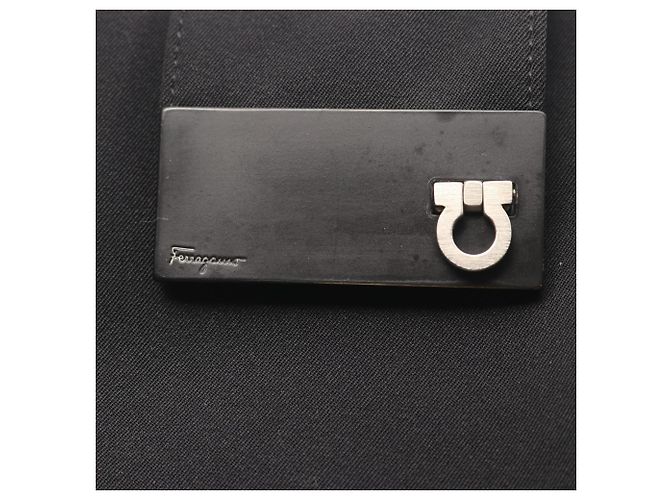 Borsa a Spalla Gancini Salvatore Ferragamo Nero - vista 9
