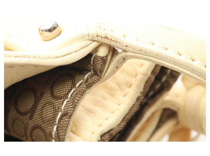 Borsa a Spalla Gancini Salvatore Ferragamo Crudo - vista 10
