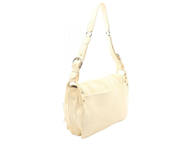 Borsa a Spalla Gancini Salvatore Ferragamo Crudo - vista 2
